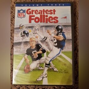 Sealed NFL Greatest Follies Volume Three New DVD